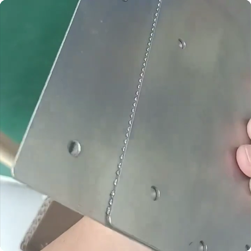 Lap welding effect